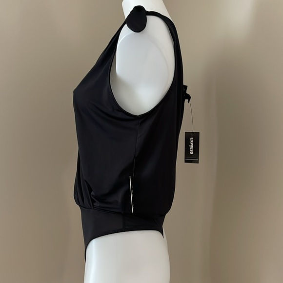 (NWT) Express Women’s Black Bodysuit, Small - Picture 3 of 15